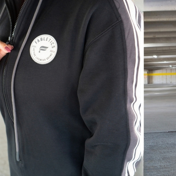 Fabletics Cozy Fleece Hooded Onesie Wmns Size Medium NWTS - Picture 5 of 16